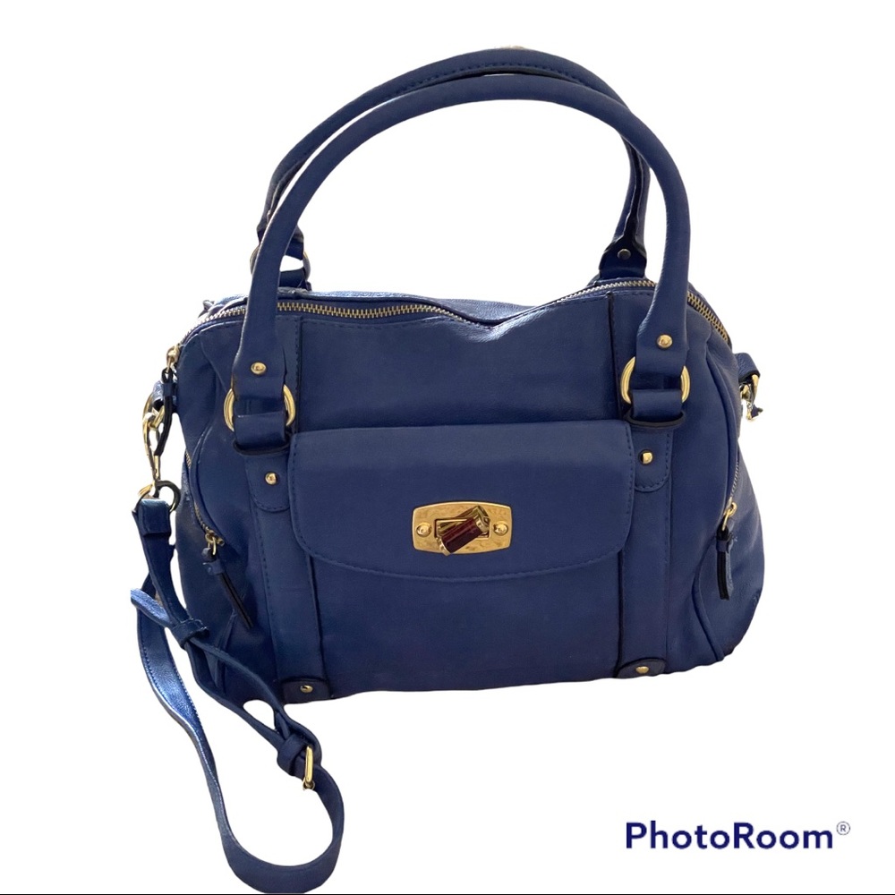 FREE with any $10+ purchase Very roomy royal blue satchel